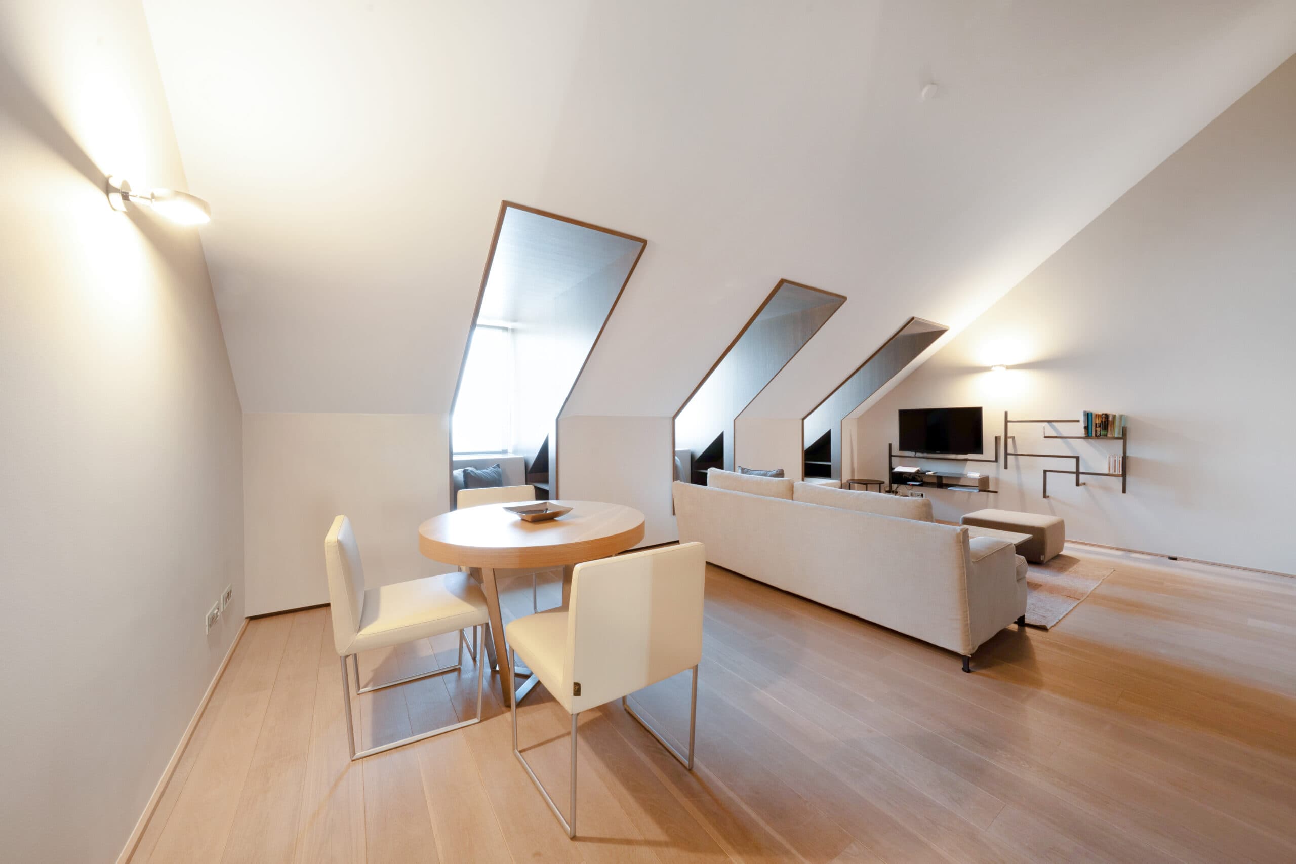 Sitting area on the top floor.