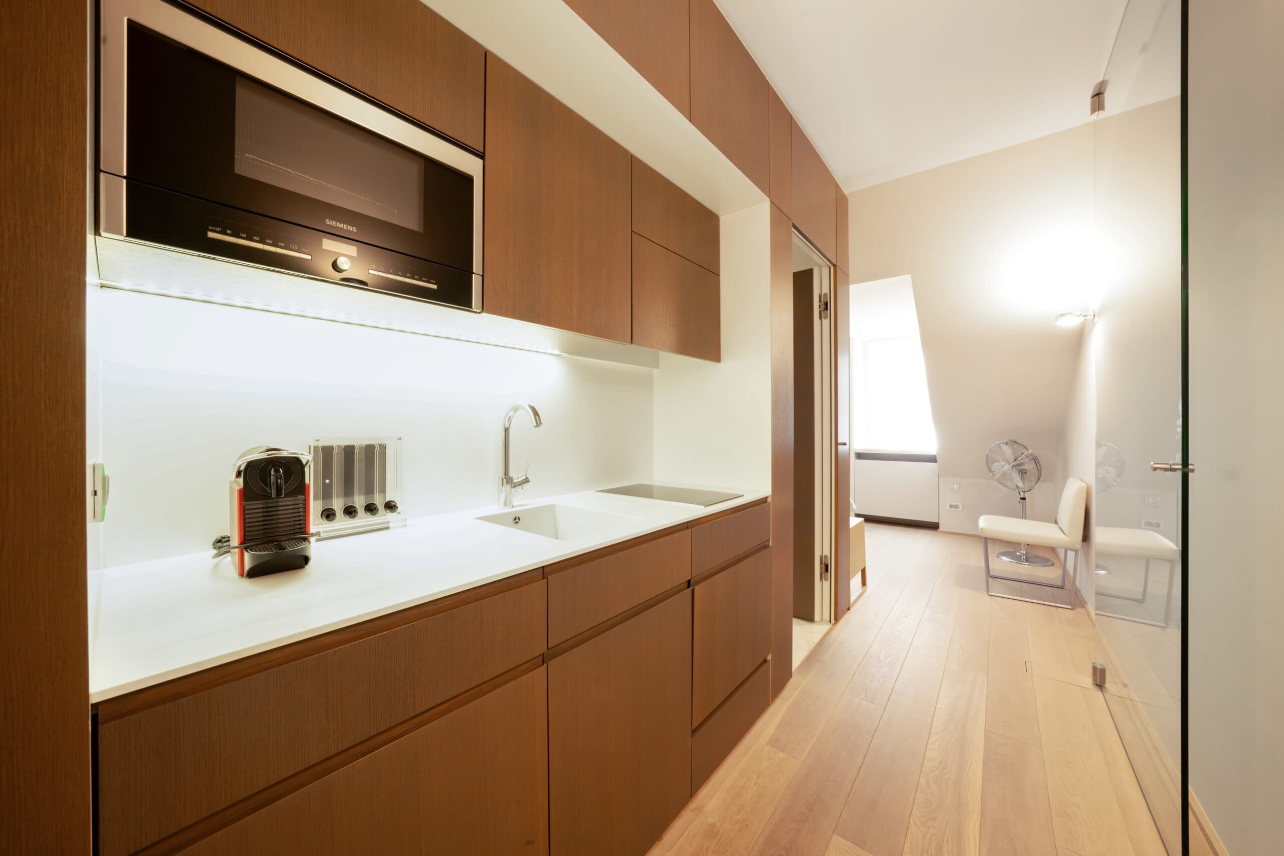 Bedroom under the eaves.